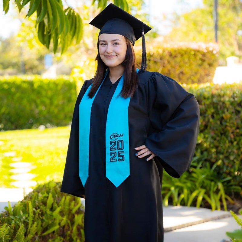 Endea Graduation Stole Class of 2025 With Classic Tips - Unisex Adult - 62" Long - Graduation Sash - Image 4